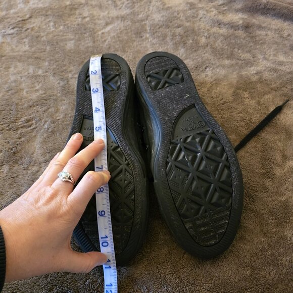 Converse Chuck Taylor All Star High Top Black Canvas Sneakers Men’s 7 Women’s 9 - Picture 13 of 13